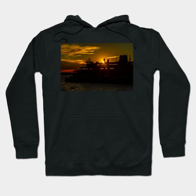 Staten Island Ferry Sunrise Hoodie by ShootFirstNYC